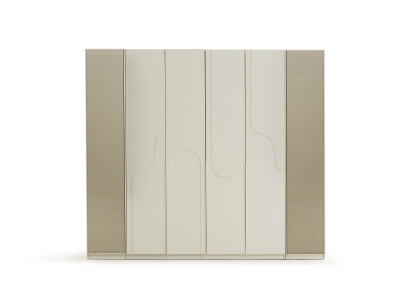 Geräumiger Kleiderschrank mit 3 Modulen für Ordnung und viel Stauraum