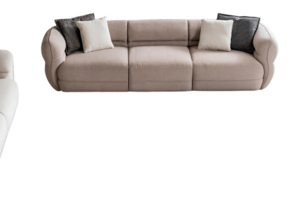 Komplettes Sitzset mit zwei Sofas und einem Sessel im modernen Design