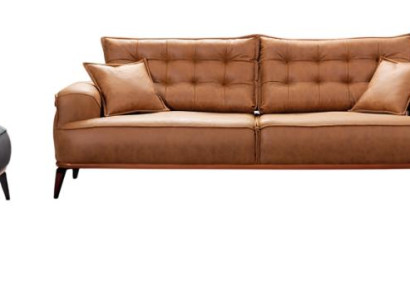Elegantes Wohnzimmer-Set 2x 3-Sitzer Sofa bequemer Sessel modern