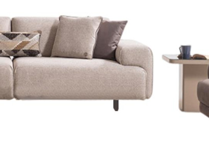 Modernes Möbelset mit Sofa Sessel und Beistelltisch im Design