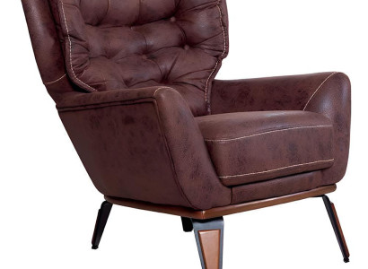 Elegant Sessel komfortabel und stilvoll gestaltet.