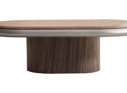 Moderner Couchtisch mit eleganter Holzplatte und stilvollem Design