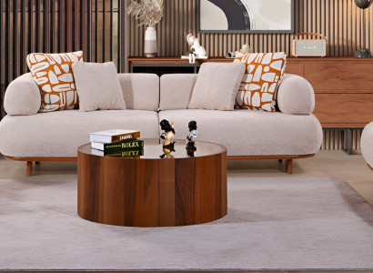 Moderne Wohnzimmer Sitzgarnitur Designer Beige 3-Sitzer Sofas Sessel