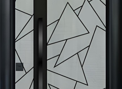 Hochwertige Graue Eingangstür Zuverlässige Moderne Eingangstüren