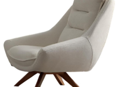Exklusiver Weißer Sitzsessel Wohnzimmer Polstersessel Edle Möbel