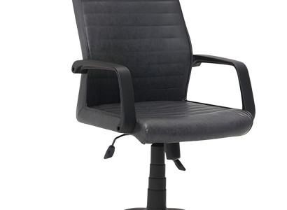 Stilvoller Eleganter Bürostuhl Exklusiver Arbeitszimmer Ledersessel