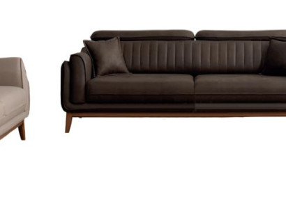 Designer Couchgarnitur Stilvolle 2x Polstersofas Moderner Sessel