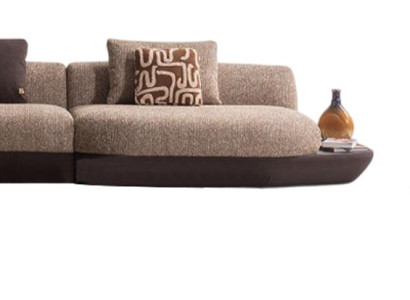 Elegantes Braunes Sofa-Set Stilvolle Polstercouch Designer Sessel