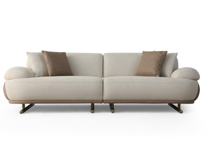 Elegantes 3-Sitzer Sofa in Beige mit zeitlosem Design