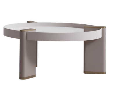 Moderner Kaffeetisch mit minimalistischer Struktur und eleganten Akzenten