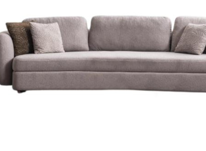 Graue Wohnzimmer Polstergarnitur Stilvoller Sessel Beistelltisch