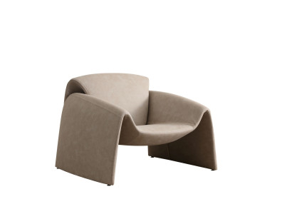 Beiger Sessel mit elegantem Design und hohem Komfort