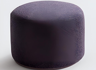 Stilvoller Violett Hocker Designer Textilhocker Polsterhocker Möbel