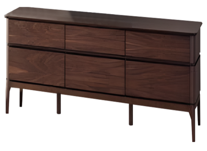 Elegantes Braunes Lowboard Modernes Design Funktionelle Möbel