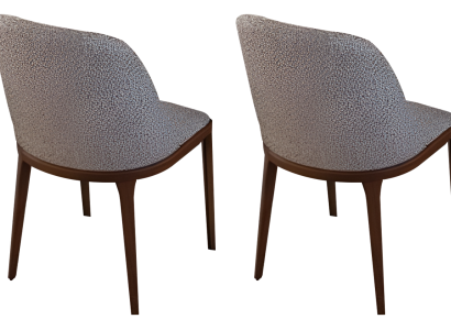 Eleganter Stuhl-Set Designer Sitzstühle Exklusive 2x Polsterstühle