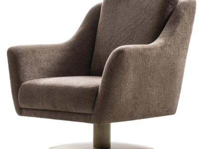 Eleganter Drehsessel Designer Arbeitszimmer Sessel Polstersessel