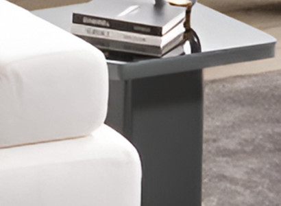 Stilvoller Glastisch Wohnzimmer Beistelltisch Edle Glasoberfläche