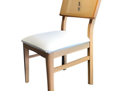 Komfortabler Stuhl aus Holz für stilvolle Einrichtungen