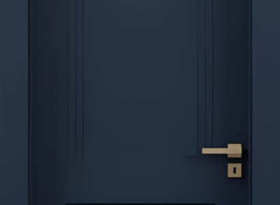 Dunkelblaue Innentür Designer Wohnungstüren Edle Sicherheitstüren
