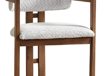 Bequemer Stuhl mit modernem Design und stabilem Gestell