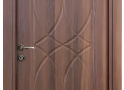 Braune Kompletttür Designer PVC-Beschichtung Hochwertige Hoteltüren