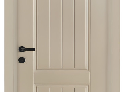 Schicke Einzeltür Designer Beige Haustüren Luxuriöse Wohnungstüren