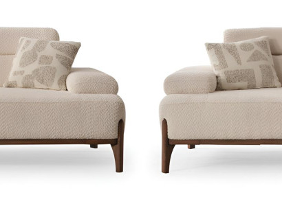 Beige Wohnzimmer Garnitur Polstercouchen Designer 3-Sitzer Sofas