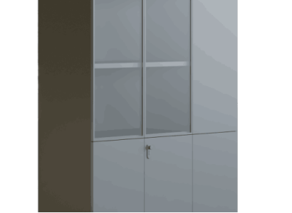 Designer Aktenschrank Grauer Arbeitszimmer Schrank Büroschrank