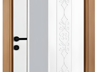 Weiße Holztür Designer Innentüren Wohnungstüren PVC-Beschichtung