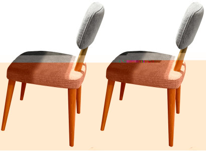 Graue Esszimmerstühle Stilvolle 2x Stoffstühle Edle Küchenstühle