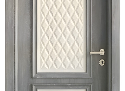 Graue Robuste Holztür Designer Haustüren Wohnungstüren Edle Tür