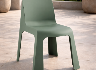 Grüner Terrassenstuhl Designer Gartenstühle Ferienhaus Stühle