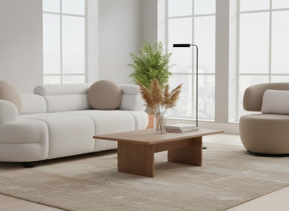 Designer Couchgarnitur Stilvoller 3-Sitzer Moderner Polstersessel