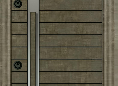 Graubraune zuverlässige Eingangstür Luxuriöse Premium-Türen für Ihr Zuhause