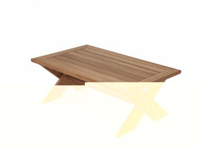 Garten-Couchtisch Moderner Stil Braun Holz Bequem Stabil Langlebig