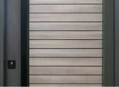 Graubraune moderne Eingangstür Tür für Haus und Wohnung Premium-Türen