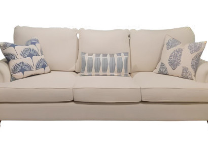3-Sitzer Sofa Beige 250x104x101cm elegantes Design.