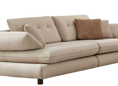 Beige Wohnzimmer Couch Stilvoller 3-Sitzer Polstersofas Edle Sofas