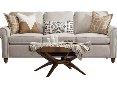 Bequemer 3-Sitzer-Sofa in modernem, stilvollem Design.