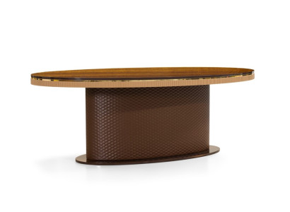 Eleganter Ovaler Küchentisch Stilvoller Esstisch Designer Möbel