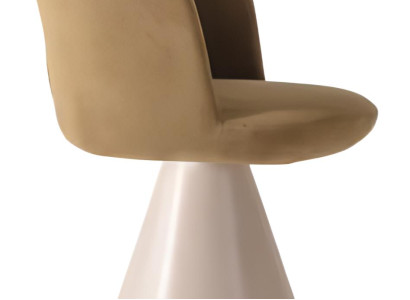 Eleganter Beiger Esszimmerstuhl Designer Samtstühle Küchenstühle