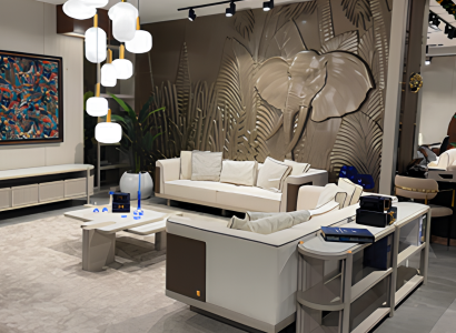 Weiße Couchgarnitur Designer Textilsofas Robuster Couchtisch 3tlg