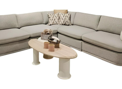 Grau Modulares Ecksofa in L-Form – Stilvoll und Bequem für Ihr Wohnzimmer