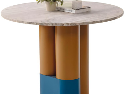 Designer Runder Esstisch Marmorplatte Designer Küchentisch Möbel