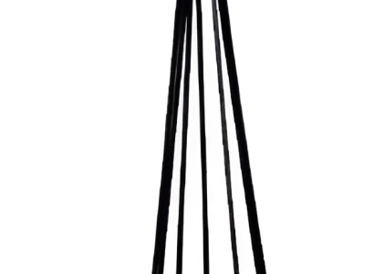 Exklusive Stehlampe Designer Metallringe Wohnzimmer Moderne Lampen