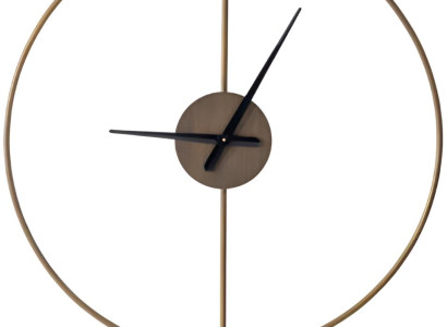 Moderne Wanduhr mit minimalistischer Form und markanten Linien