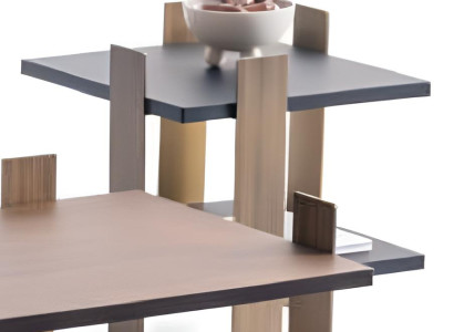 Rechteckiger Designer Beistelltisch Metallgestell Wohnzimmer Tische