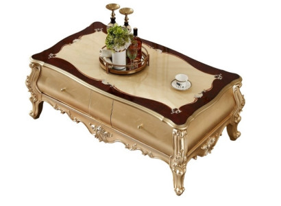 Exklusiver Klassischer Couchtisch Designer Beistelltisch Kaffeetisch