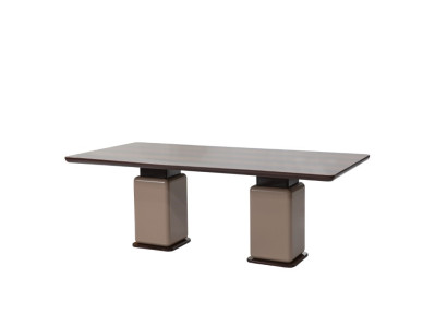 Moderner Brauner Esszimmertisch Designer Küchentische Holzmöbel