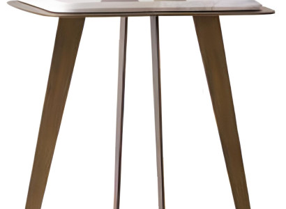 Moderner Beistelltisch Kompakte Wohnzimmer Edle Tische Metallfüße